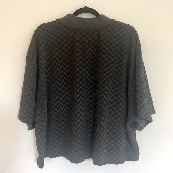 Nike Allover Jacquard Boxy Top - Green - 2X (Matching Set -Sweatpants Available) - Picture 3 of 5